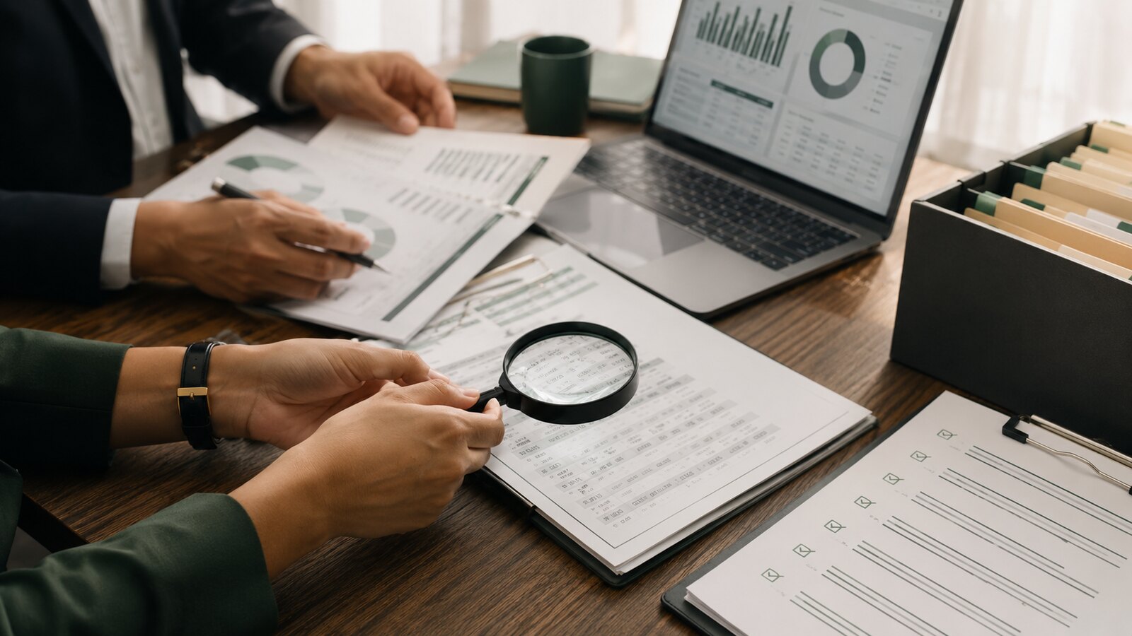 Financial and tax due diligence review